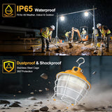 LED Temporary Work Light- PTL Series,100W,15000lumens,Selectable Wattage& CCT,100-277V,US PLUG