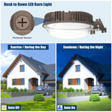 LED BARN LIGHT - SP Series,120W,16800lumens,5000K,100-277V，Dusk to Dawn