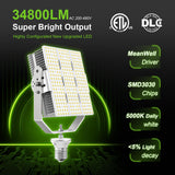 LED Shoebox Retrofit Kit - RK Series,240W,34800lumens,5000K,200-480V