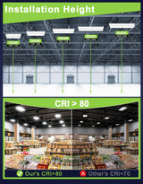 LED Linear High Bay Light - LHB Series,150W,22500lumens,5000K,277-480V