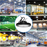 LED High Bay Light - IHB Series,240W,34800lumens,0-10V DIMMABLE,5000K,100-277V