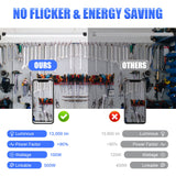 LED Shop Light - SL Series,100W,13000lumens,5000K,100-120V,with ON/Off Pull Chain