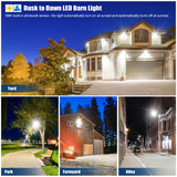 LED BARN LIGHT - SP Series,120W,16800lumens,5000K,100-277V，Dusk to Dawn
