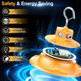 LED Temporary Work Light- PTL Series,100W,15000lumens,Selectable Wattage& CCT,100-277V,US PLUG