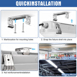 4FT LED Vapor Tight Light - VPL series,50W,Selectable Wattage & CCT,AC 100-277V, DIMMABLE 0-10V