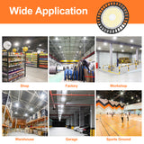 LED High Bay Light - UFO05 Series,200W,30000lumens,5000K,100-277V,US Plug