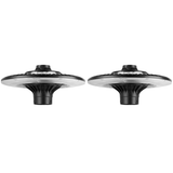 NGTLIGHT LED Circular Area Light - AL Series, 60W-200W, Selectable Wattage&CCT, 100-277V, Dusk to Dawn