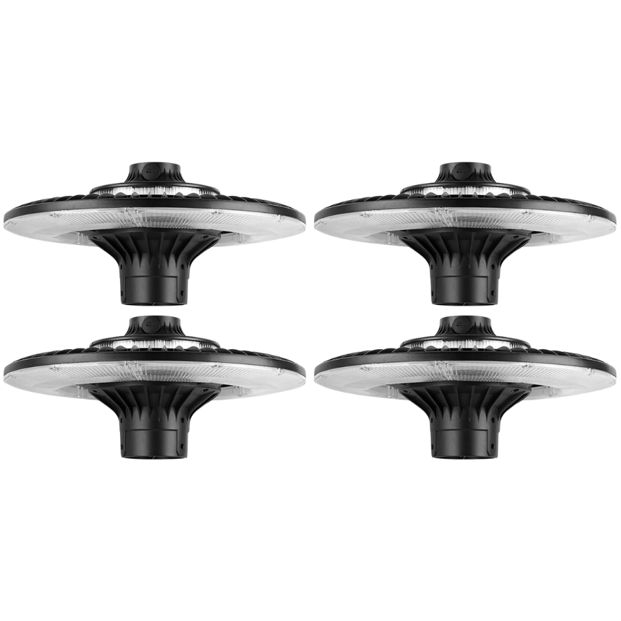 NGTLIGHT LED Circular Area Light - AL Series, 60W-200W, Selectable Wattage&CCT, 100-277V, Dusk to Dawn