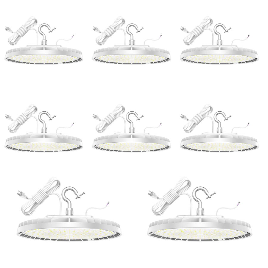 NGTLIGHT LED High Bay Light - BI Series,150W,22500lumens,Selectable Wattage&CCT,100-277V WITH US PLUG