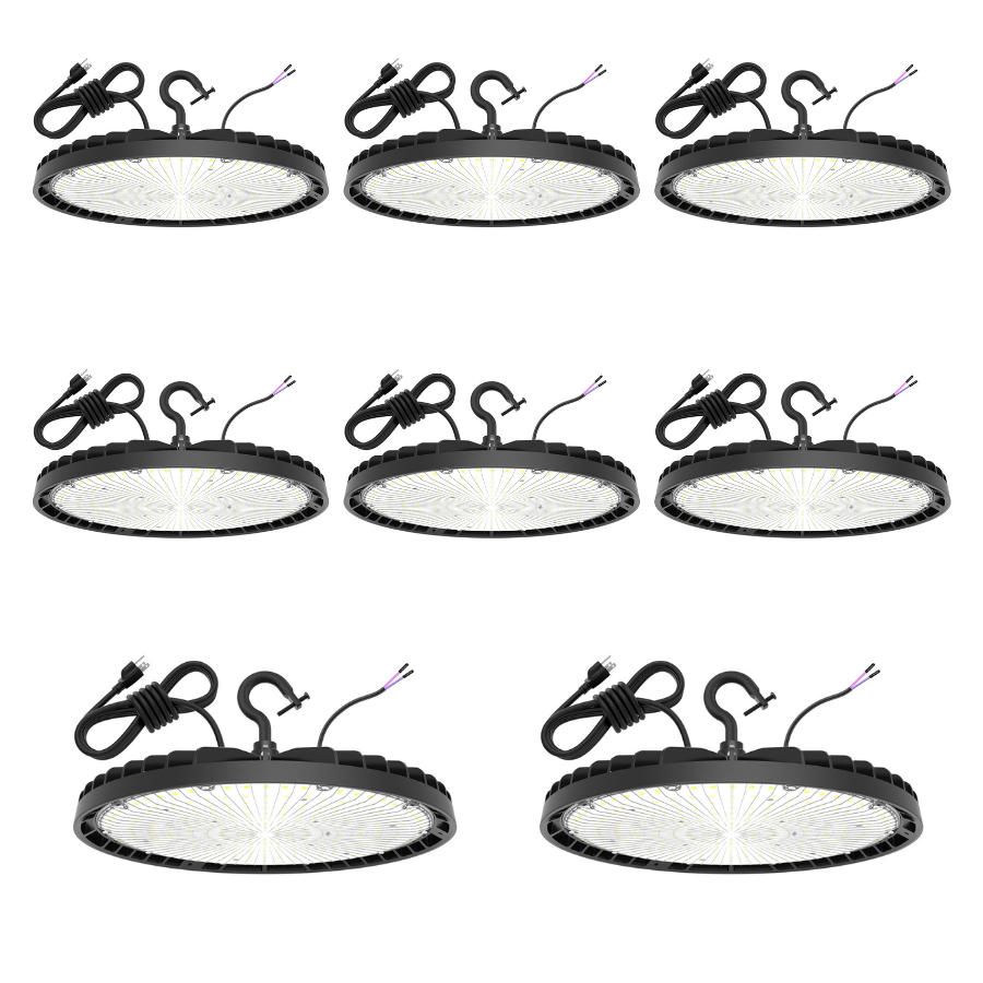 NGTLIGHT LED High Bay Light - BI Series,150W,22500lumens,Selectable Wattage&CCT,100-277V WITH US PLUG