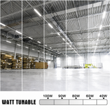 NGTLIGHT LED Strip Light - STL Series, 100W, Selectable Wattage&CCT, 120-277V, 0-10V DIMMABLE, 8FT, 4 Pack