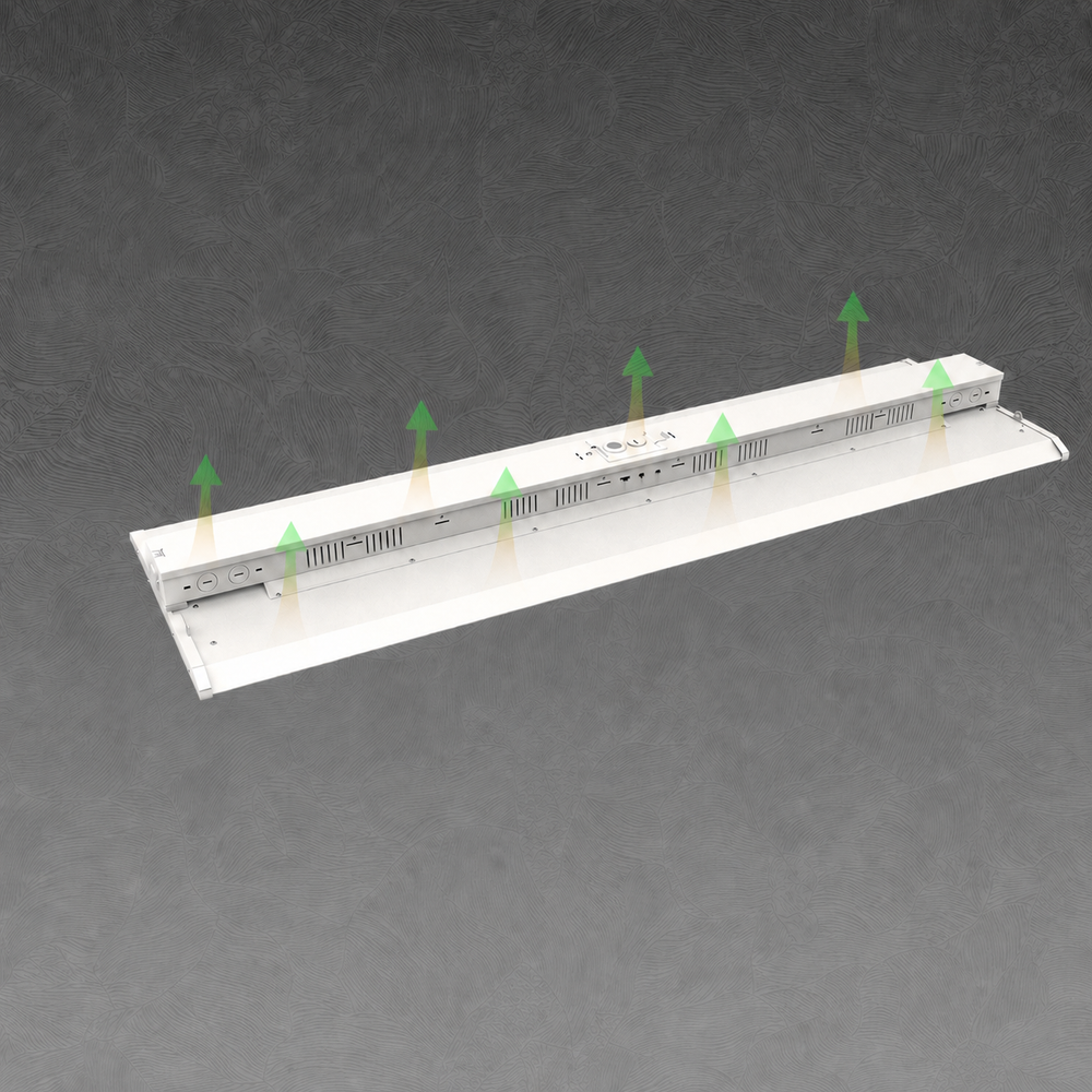 NGTLIGHT LED Linear High Bay Light - LHB07 Series, 300W-400W, Selectable Wattage&CCT, 120-277V Application