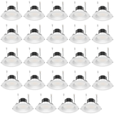 6"LED Commercial Down Light - DNL Series, 27W, Selectable Wattage&CCT, 120-347V, 6 Pack