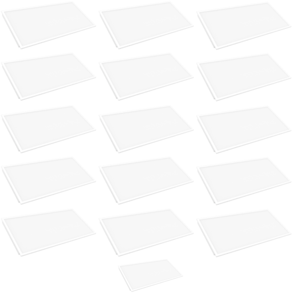 LED Flat Panel Light - FPN Series,72W,Selectable Wattage & CCT,100-277V,DIMMABLE 0-10V,2x4ft,4PACK