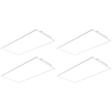 LED Flat Panel Light - FPN Series,72W,Selectable Wattage & CCT,100-277V,DIMMABLE 0-10V,2x4ft,4PACK
