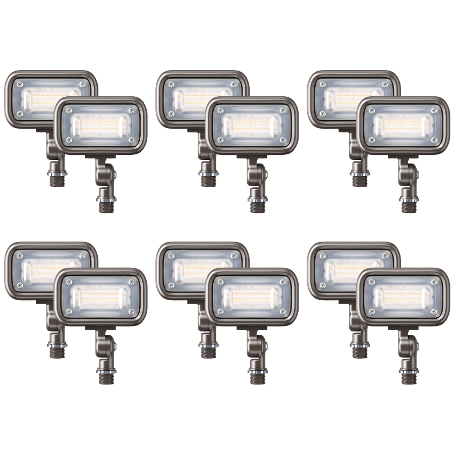 LED Knuckle Flood Light - KFL Series,15W,4000K,100-277V