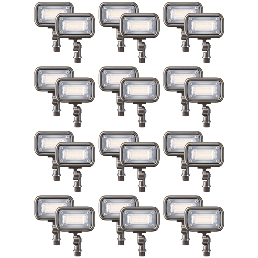 LED Knuckle Flood Light - KFL Series,15W,4000K,100-277V