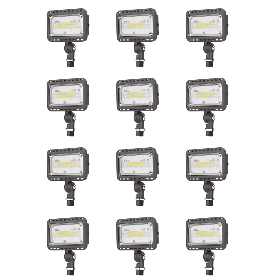LED Knuckle Flood Light - KFL Series,20W,5000K,AC 120V