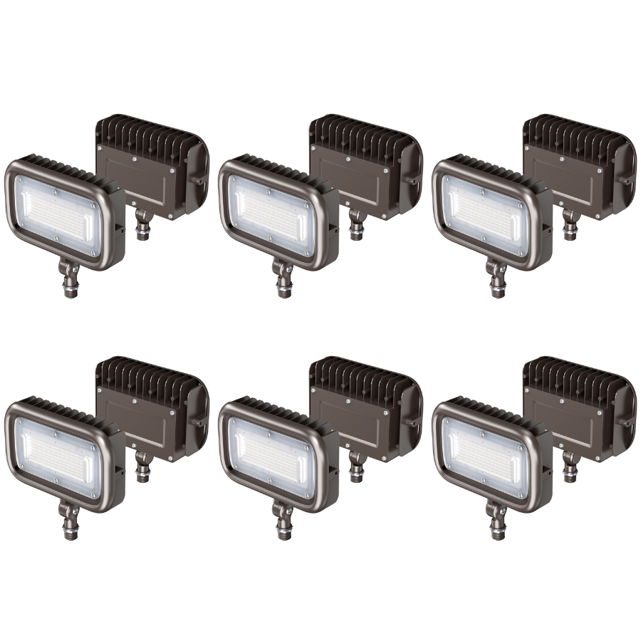 LED Knuckle Flood Light - KFL Series,45W,4000K,100-277V