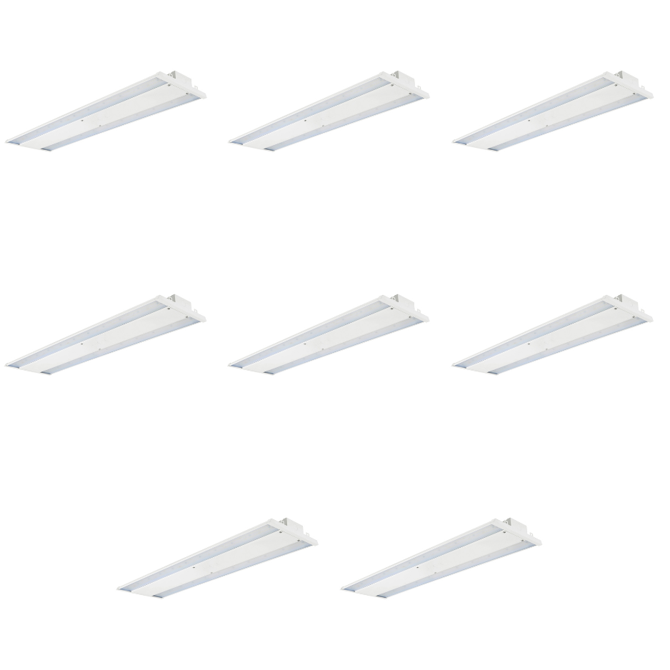 NGTLIGHT LED Linear High Bay Light - LHB06 Series,400W,Selectable Wattage & CCT,120-277V,2 Pack