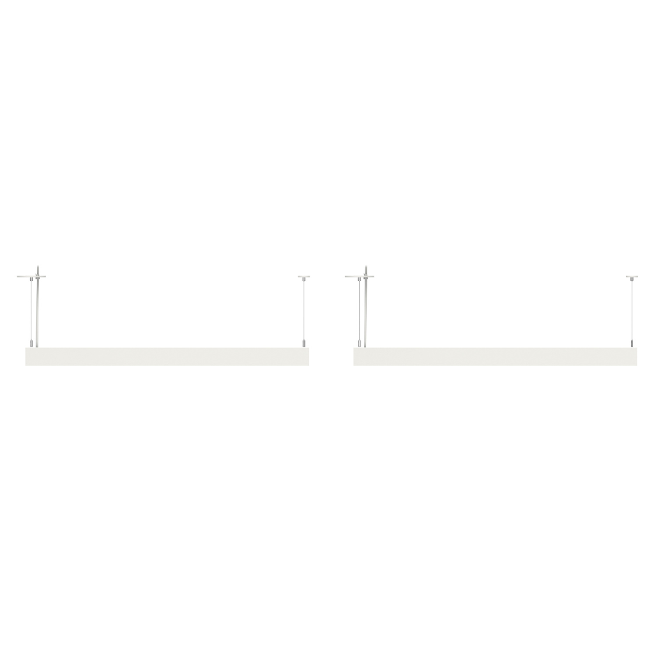 NGTLIGHT LED Architectual Light - LST06 Series, 50W, Selectable Wattage&CCT, 120-277V, 0-10V DIMMABLE, 4FT, 2 Pack