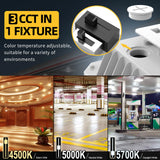 LED Canopy Light  - CPG Series,100W,14000lumens,Selectable Wattage & CCT,100-277V,with Photocell