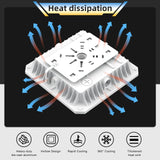 LED Canopy Light  - CPG Series,100W,14000lumens,Selectable Wattage & CCT,100-277V,with Photocell