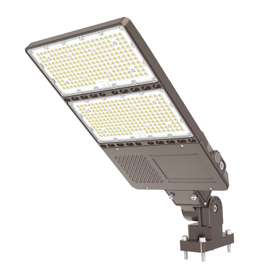 LED Parking Lot Light - PL Series With Arm Mount ,240W,36000lumens,5000K,100-277V,Dusk to Dawn