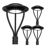 LED Post Top Light- PTA Series,80W,11200lumens,Selectable Wattage,100-277V,Dusk to Dawn Optional