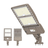 LED Parking Lot Light - SB Series With Arm Mount,400W,60000lumens,Selectable Wattage,5000K,100-277V,Built in Photocell