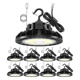 LED High Bay Light - UFO05 Series,150W,22500lumens,Selectable Wattage,5000K,277-480V