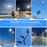 NGTLIGHT LED Parking Lot Light - SB Series 240W,33600lumens,Selectable Wattage,5000K,100-277V,Built in Photocell