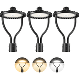 NGTLIGHT LED Post Circle Light - PCA Series, 60W-150W, Selectable Wattage & CCT, 100-277V, Dusk to Dawn