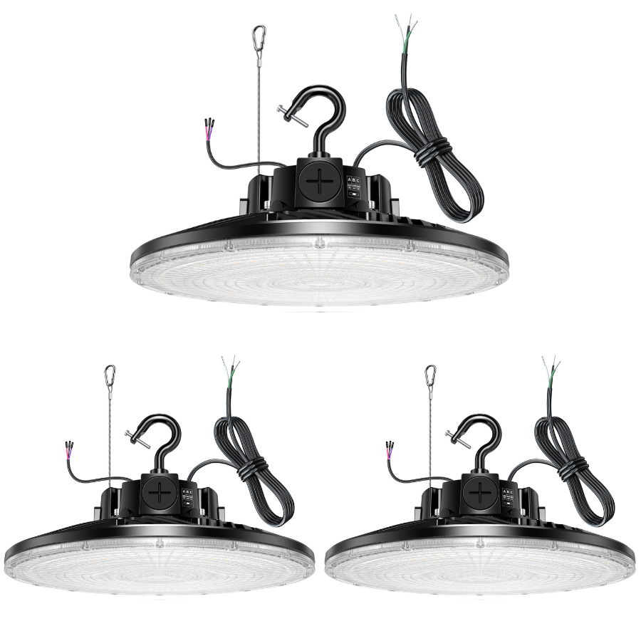 NGTLIGHT LED High Bay Light - PRO Series, 300W, Selectable Wattage, 5000K, 277-480V, 0-10V DIMMABLE