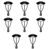 NGTLIGHT LED Post Top Light - PTA Series, 60W-150W, Selectable Wattage & CCT, 100-277V, Dusk to Dawn