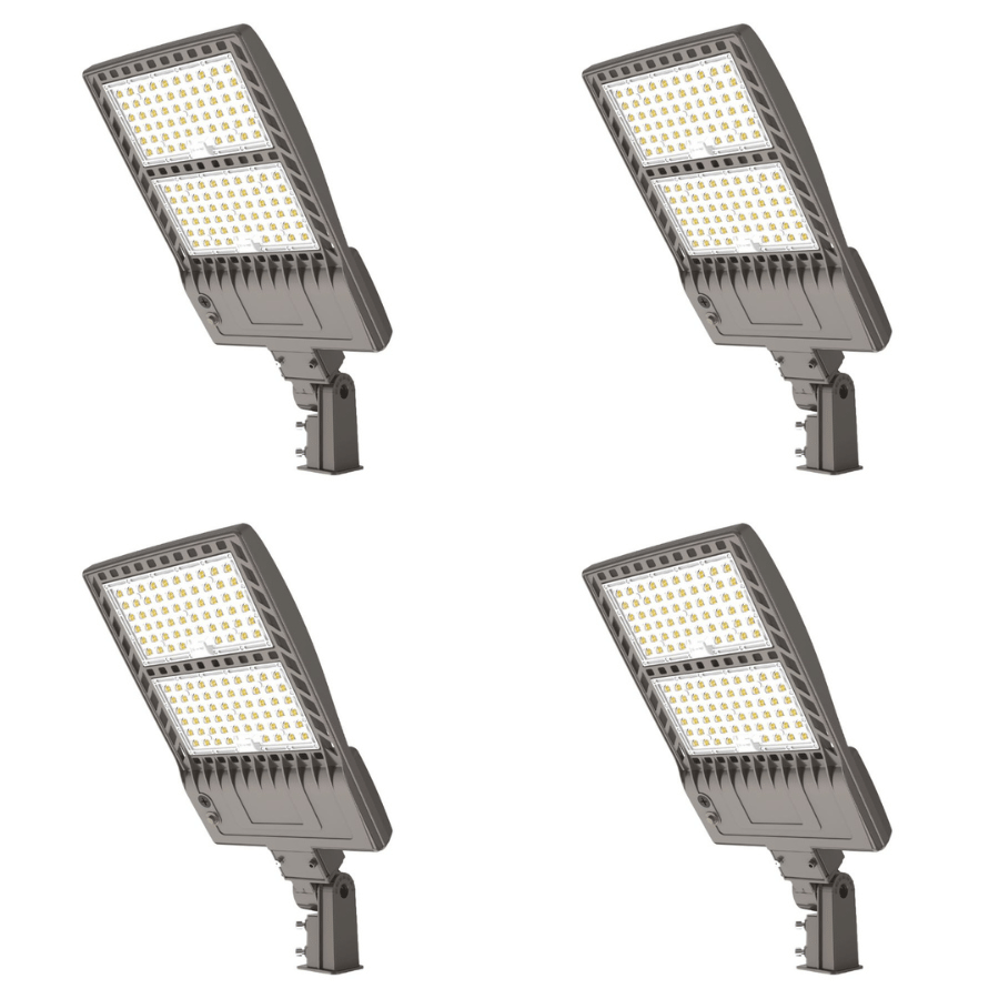 NGTLIGHT LED Parking Lot Light - SB Series, 240W-450W, Selectable Wattage, 5000K, 100-277V, Dusk to Dawn