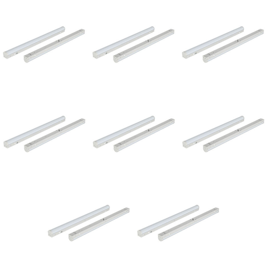 NGTLIGHT LED Strip Light - STL Series, 50W, Selectable Wattage&CCT, 120-277V, 0-10V DIMMABLE, 4FT, 8 Pack