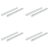 NGTLIGHT LED Strip Light - STL Series, 100W, Selectable Wattage&CCT, 120-277V, 0-10V DIMMABLE, 8FT, 4 Pack