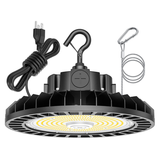 NGTLIGHT LED High Bay Light - UFO05 Series, 200W, Selectable Wattage&CCT, 100-277V, 90° Beam Angle, US PLUG