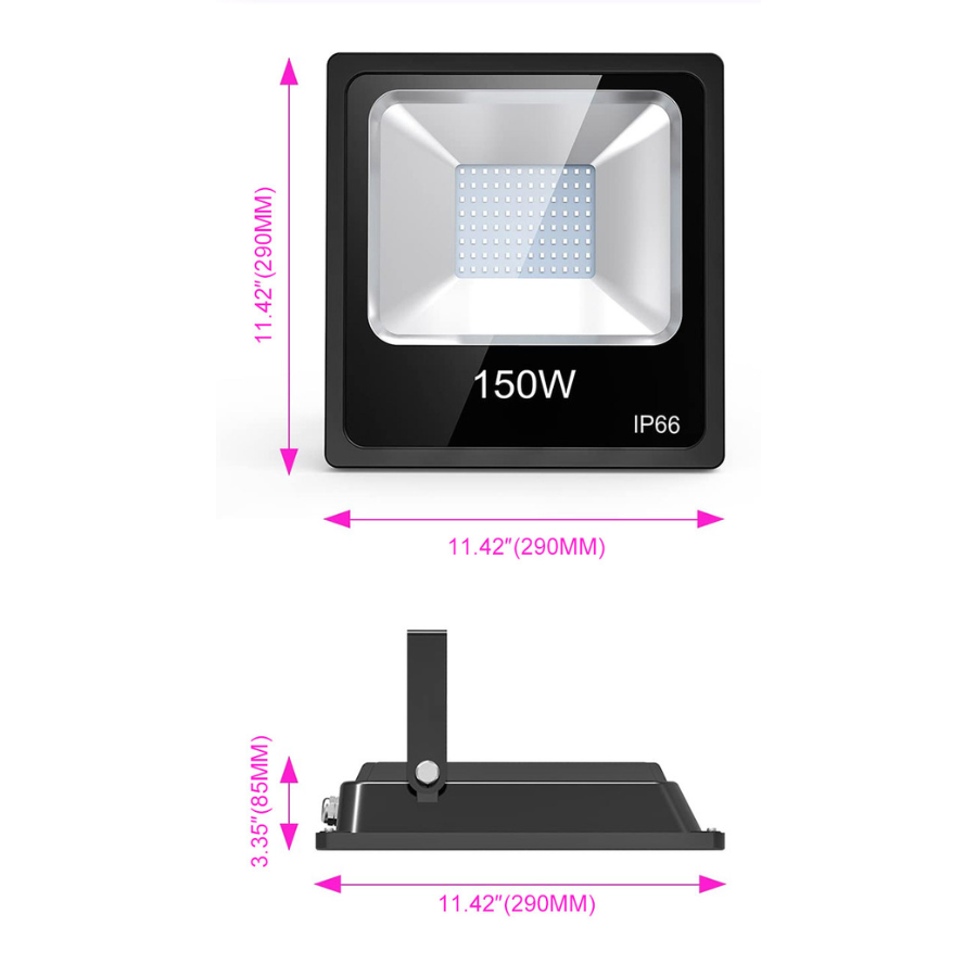 NGTLIGHT LED Wall Washer Light - UV Series, 150W, 410NM, AC120V Application
