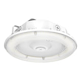 LED  Round Canopy Light - CP Series,100W,Selectable Wattage & CCT,100-277V,Dusk to Dawn