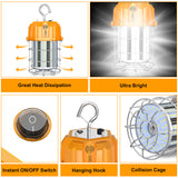 LED Round Work Light - TWL Series,60W,9000lumens,5000K,100-277V, US PLUG