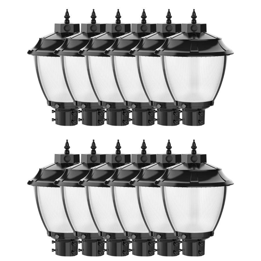 NGTLIGHT LED Ultra Pole Area Light - UPAL Series, 100W-150W, Selectable Wattage & CCT, 100V-277V, Dusk to Dawn