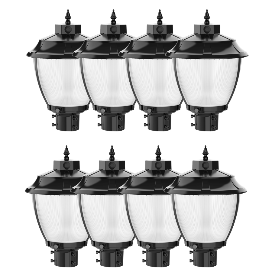 NGTLIGHT LED Ultra Pole Area Light - UPAL Series, 100W-150W, Selectable Wattage & CCT, 100V-277V, Dusk to Dawn
